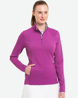 Zero Restriction Ladies Pullover 1/4 Zip - Sofia-  Bejeweled